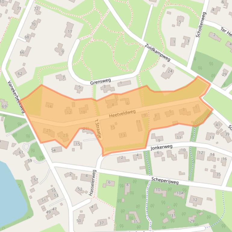 Kaart van postcodegebied 7524ND.