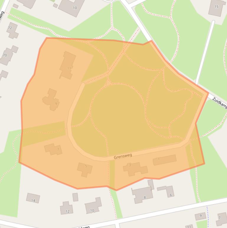 Kaart van postcodegebied 7524NV.