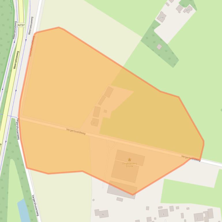 Kaart van postcodegebied 7524PM.