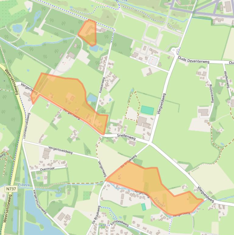 Kaart van postcodegebied 7524PP.