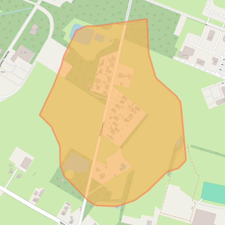 Kaart van postcodegebied 7524PS.