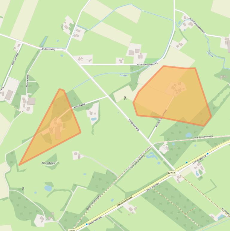 Kaart van postcodegebied 7525PJ.