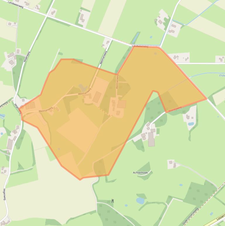 Kaart van postcodegebied 7525PM.