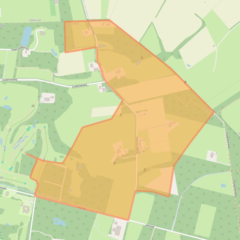 Kaart van postcodegebied 7525PR.