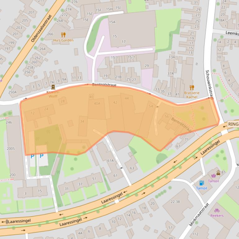Kaart van postcodegebied 7531AB.