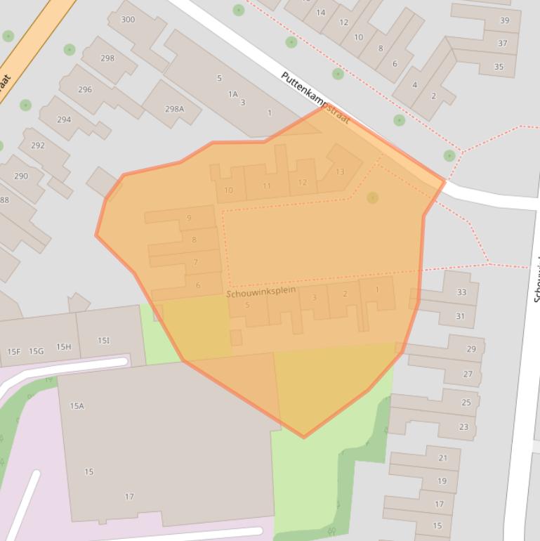 Kaart van postcodegebied 7531AD.