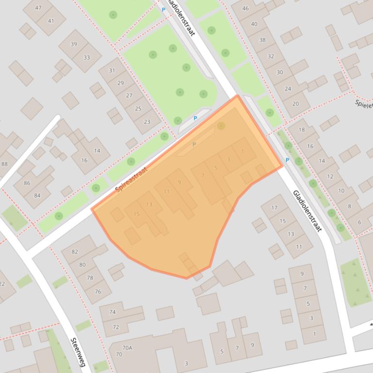 Kaart van postcodegebied 7531BM.