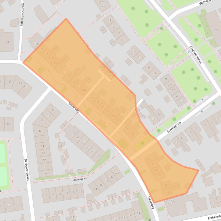 Kaart van postcodegebied 7531BX.