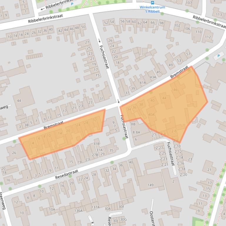 Kaart van postcodegebied 7531CJ.