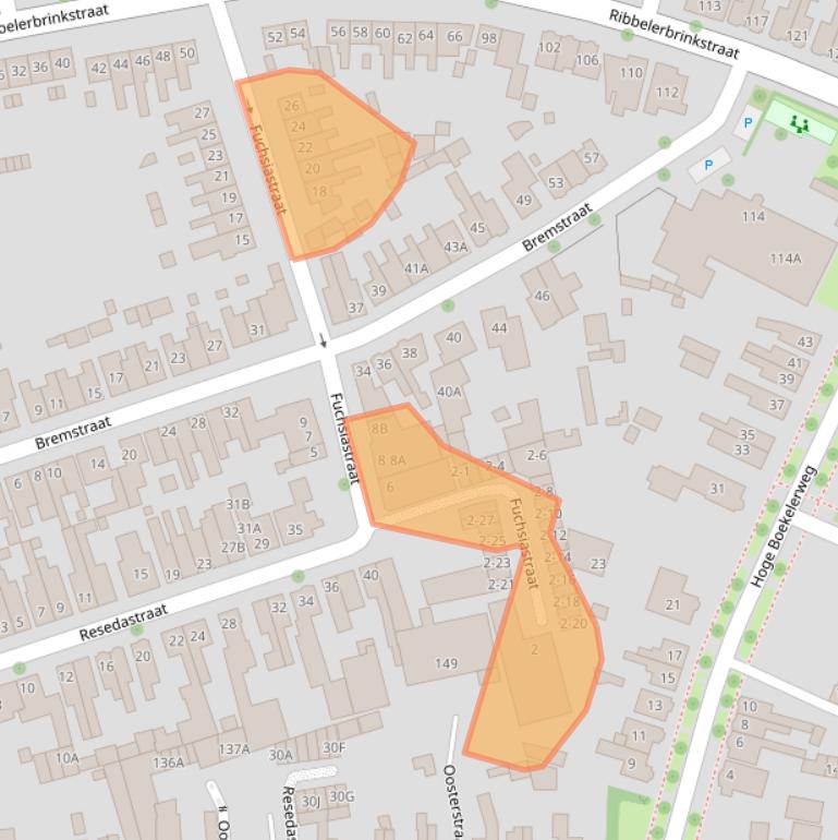 Kaart van postcodegebied 7531CN.