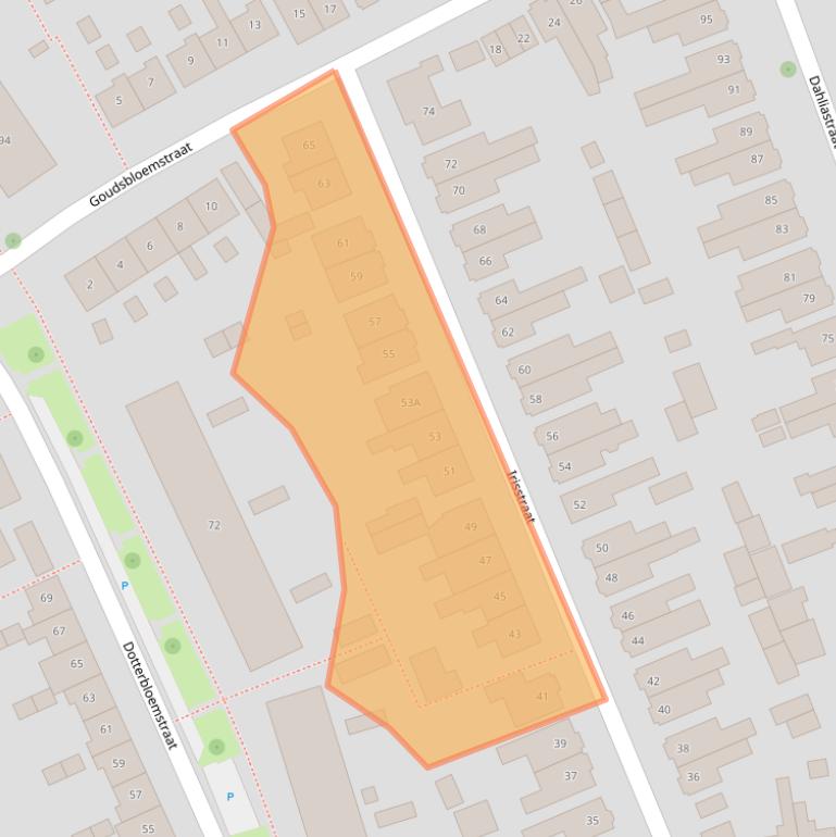 Kaart van postcodegebied 7531CT.