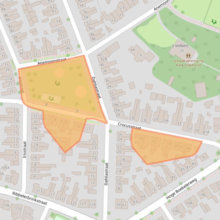 Kaart van postcodegebied 7531CZ.