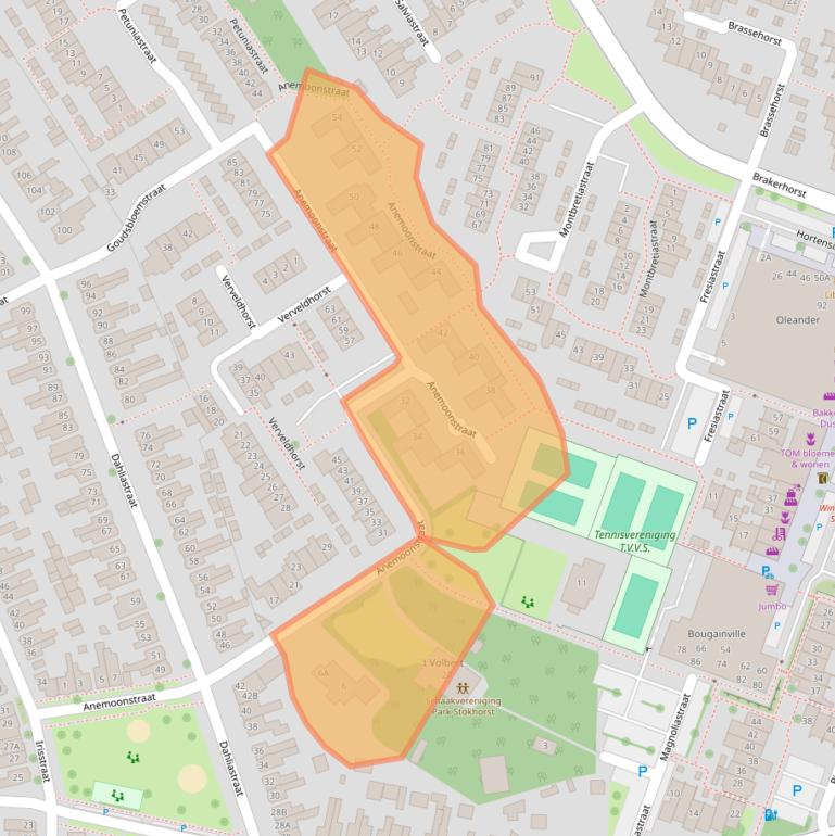 Kaart van postcodegebied 7531DC.