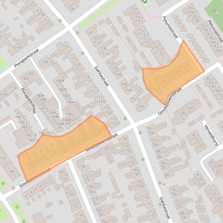 Kaart van postcodegebied 7531DD.