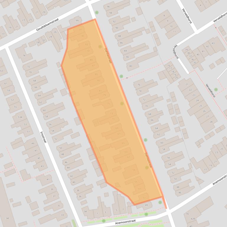 Kaart van postcodegebied 7531DH.