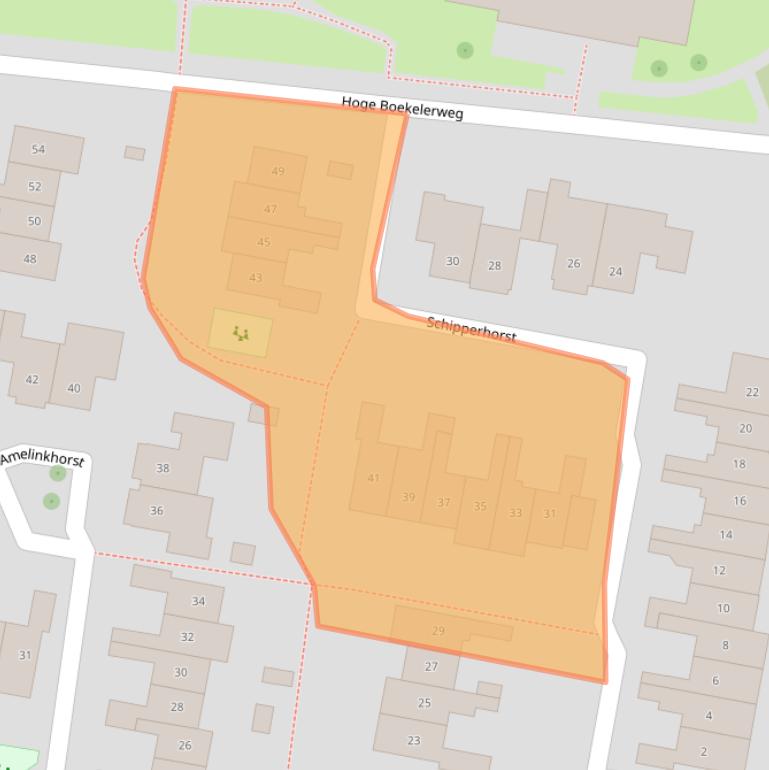 Kaart van postcodegebied 7531EV.
