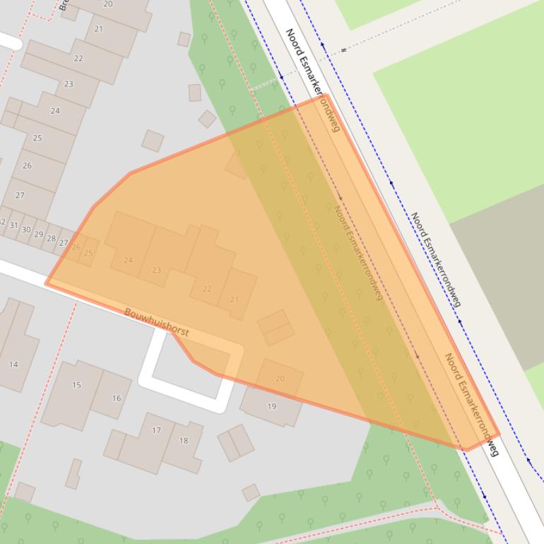 Kaart van postcodegebied 7531EZ.