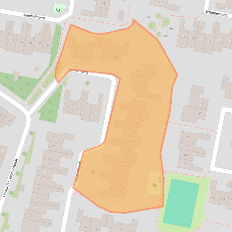 Kaart van postcodegebied 7531GC.