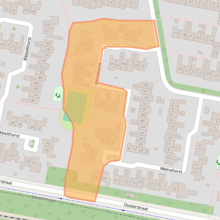 Kaart van postcodegebied 7531GJ.