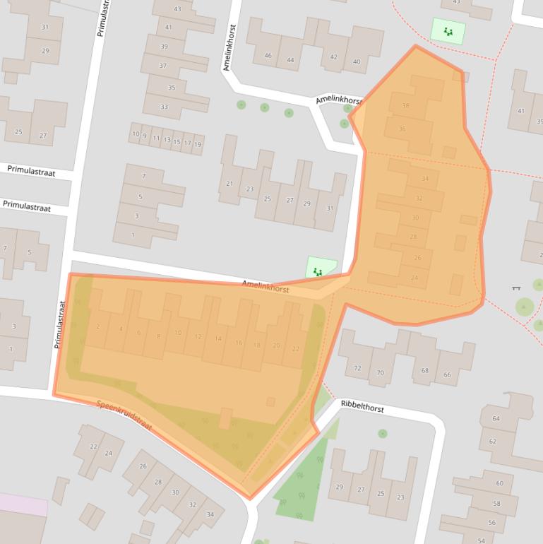 Kaart van postcodegebied 7531GN.