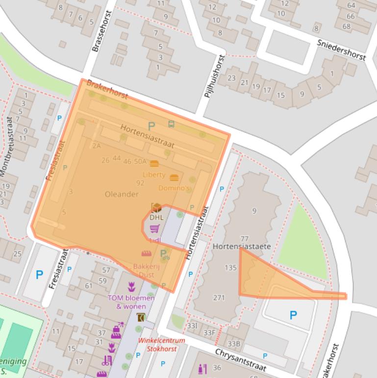 Kaart van postcodegebied 7531GX.