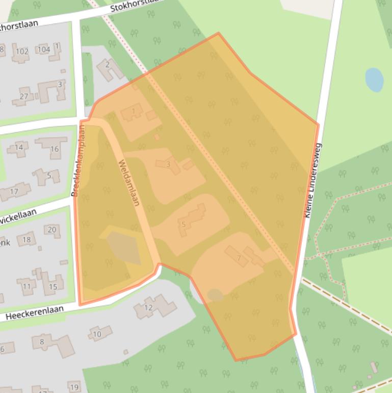 Kaart van postcodegebied 7531HZ.