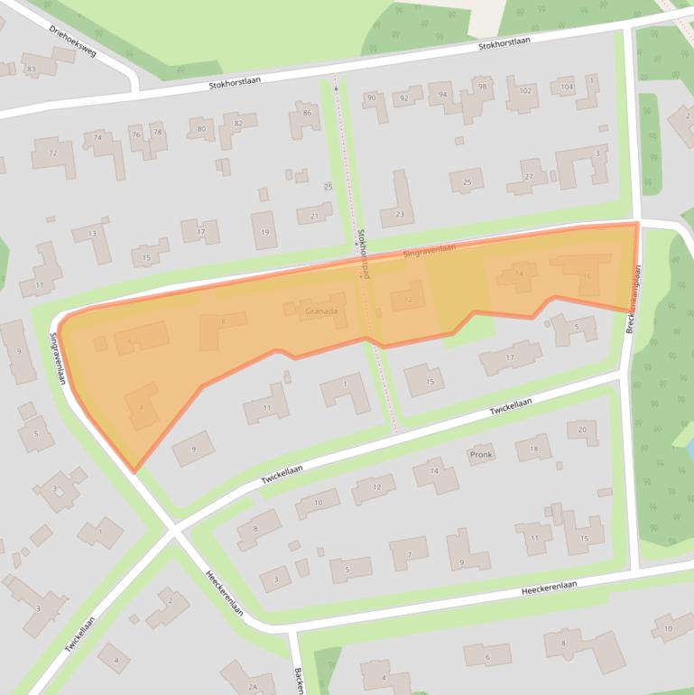 Kaart van postcodegebied 7531JC.