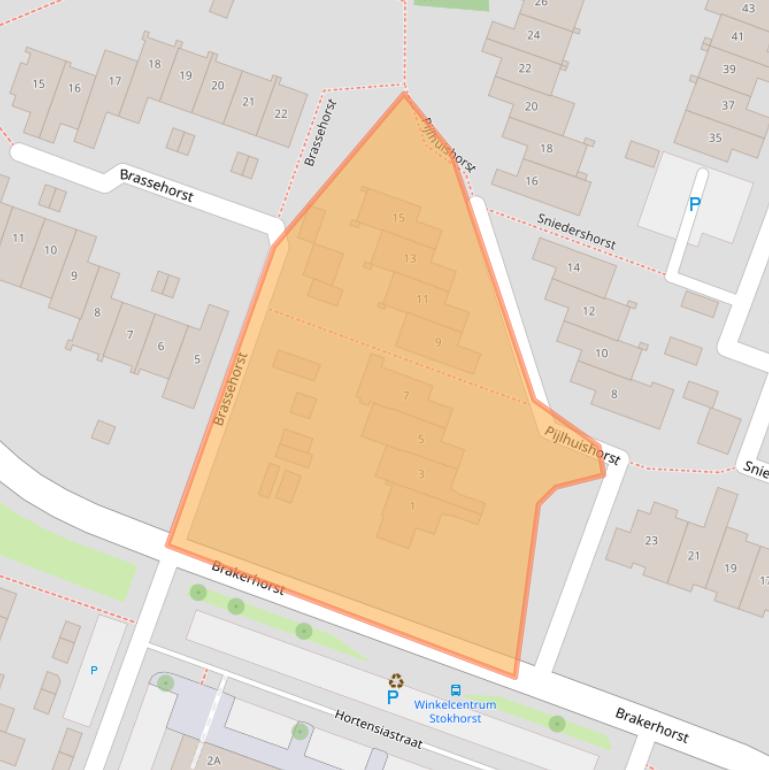 Kaart van postcodegebied 7531KE.