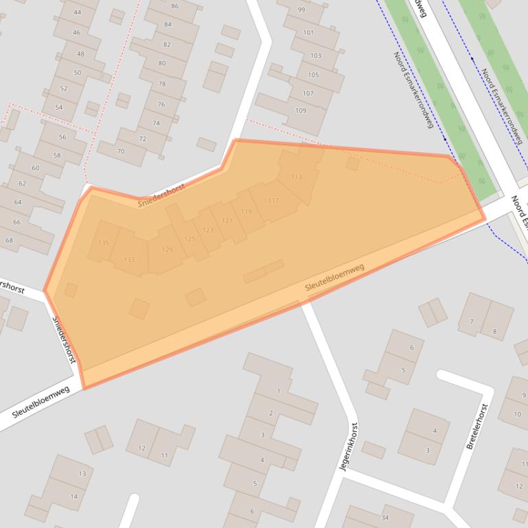 Kaart van postcodegebied 7531KN.