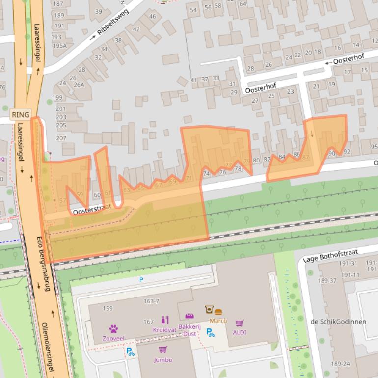 Kaart van postcodegebied 7531TG.