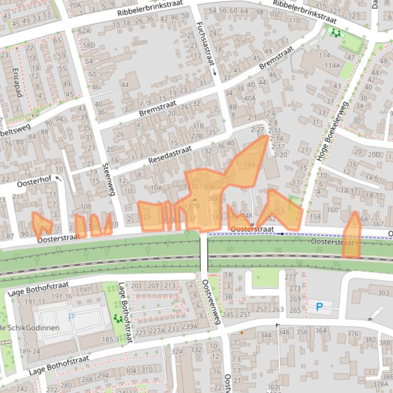 Kaart van postcodegebied 7531TH.