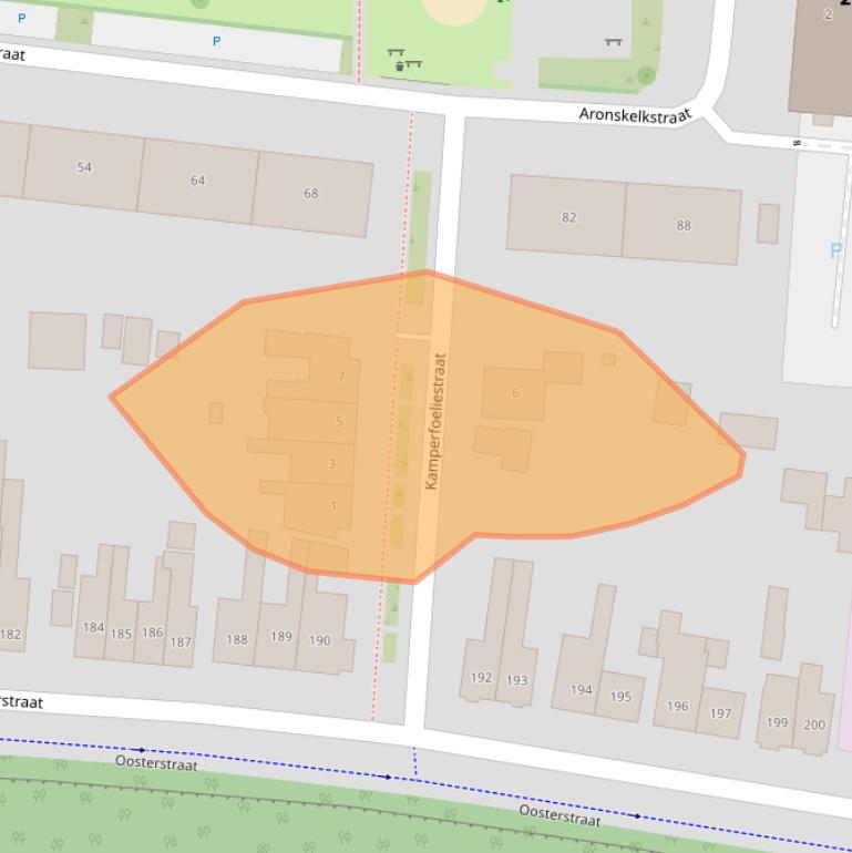 Kaart van postcodegebied 7531TP.
