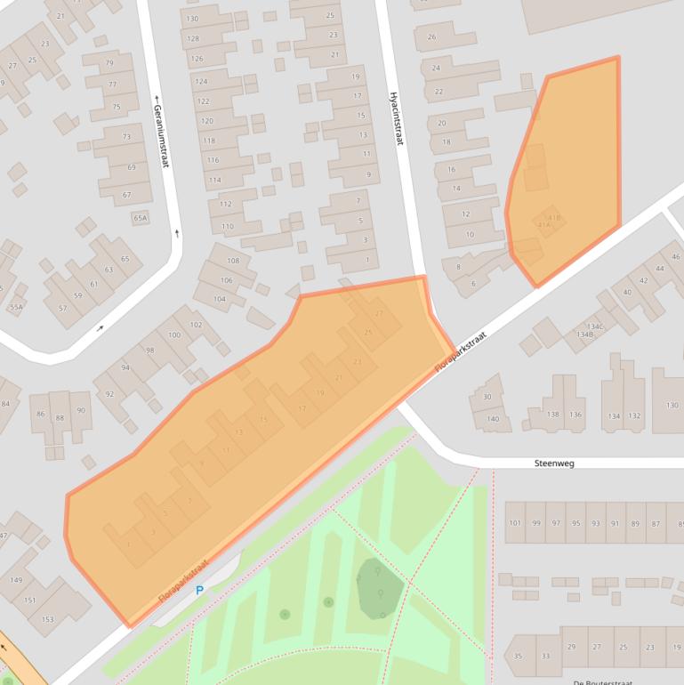 Kaart van postcodegebied 7531XD.