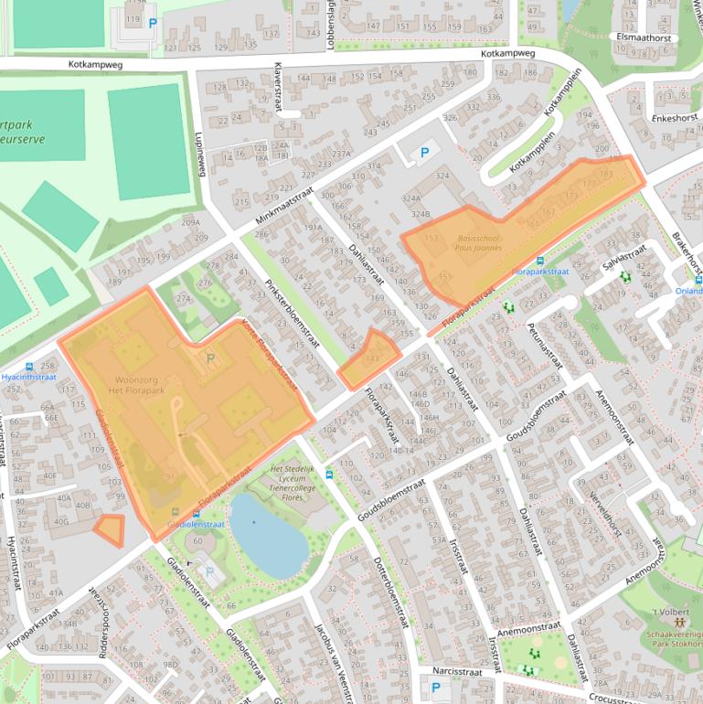 Kaart van postcodegebied 7531XG.