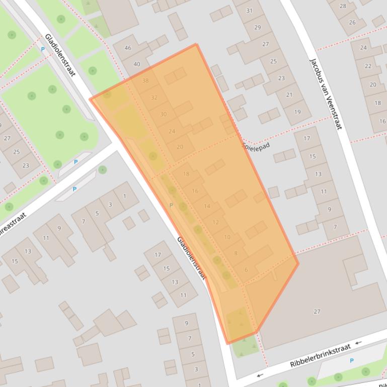 Kaart van postcodegebied 7531XN.
