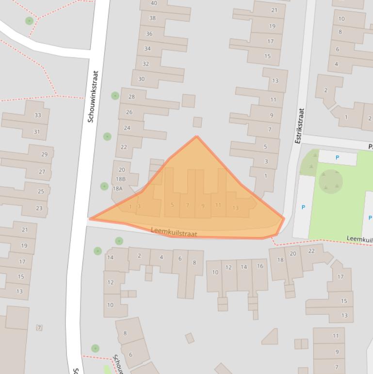 Kaart van postcodegebied 7531ZE.