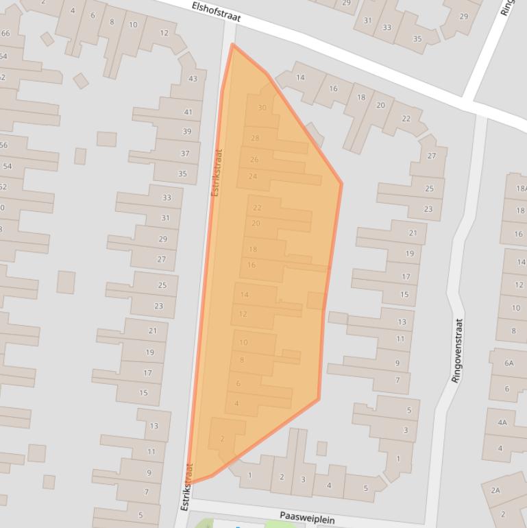 Kaart van postcodegebied 7531ZR.