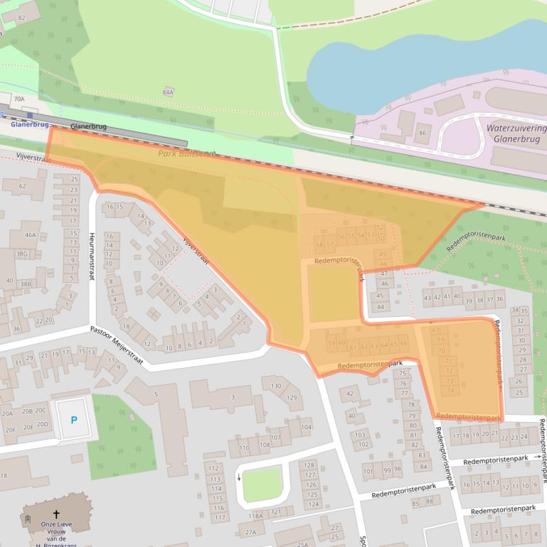 Kaart van postcodegebied 7532AC.