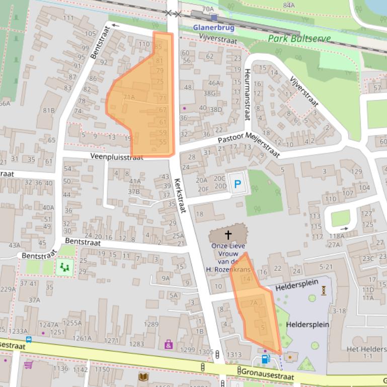 Kaart van postcodegebied 7532AR.