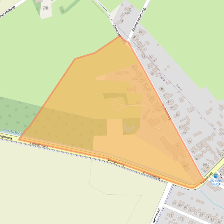 Kaart van postcodegebied 7532AW.