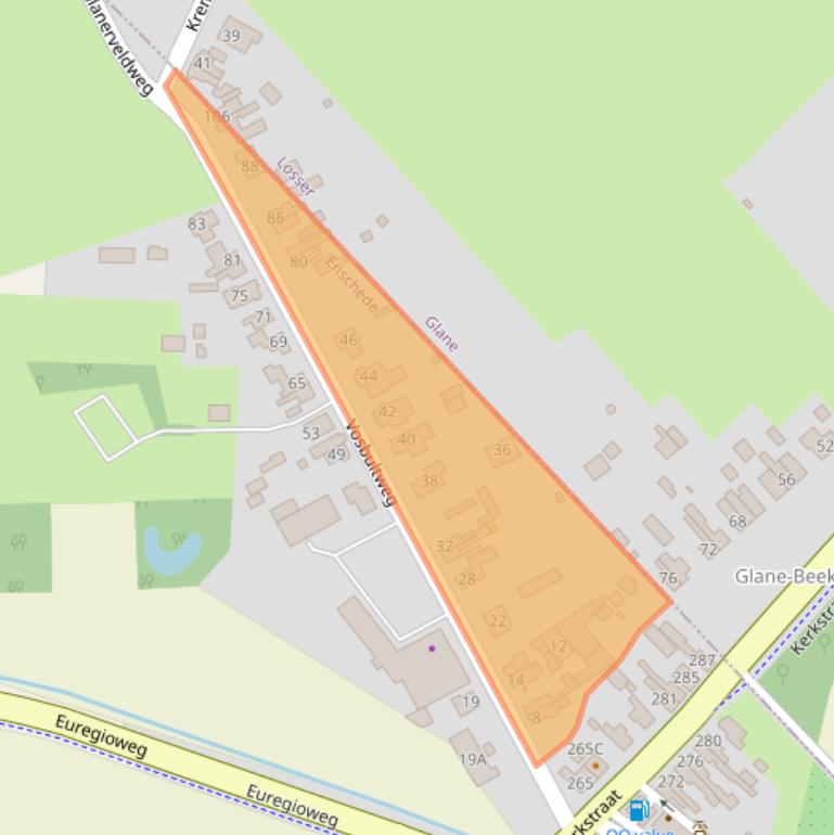 Kaart van postcodegebied 7532AX.