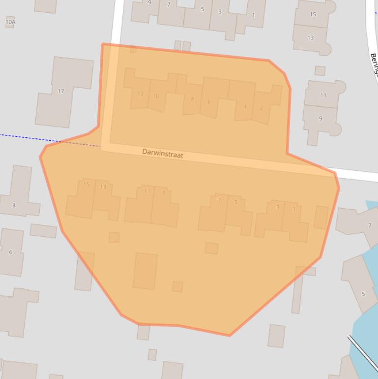 Kaart van postcodegebied 7532CH.