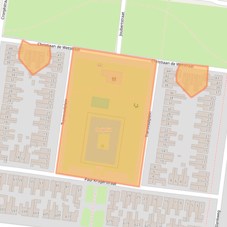 Kaart van postcodegebied 7532PH.