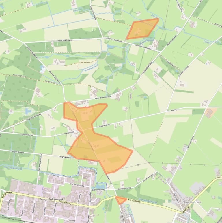 Kaart van postcodegebied 7532RD.