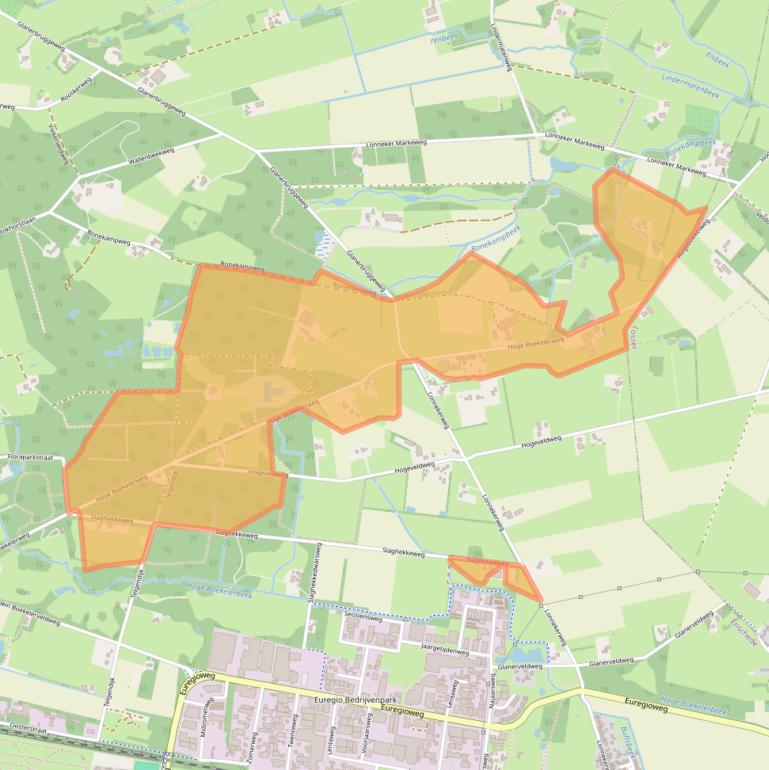 Kaart van postcodegebied 7532RE.