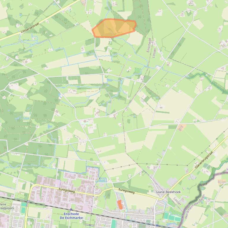 Kaart van postcodegebied 7532RM.