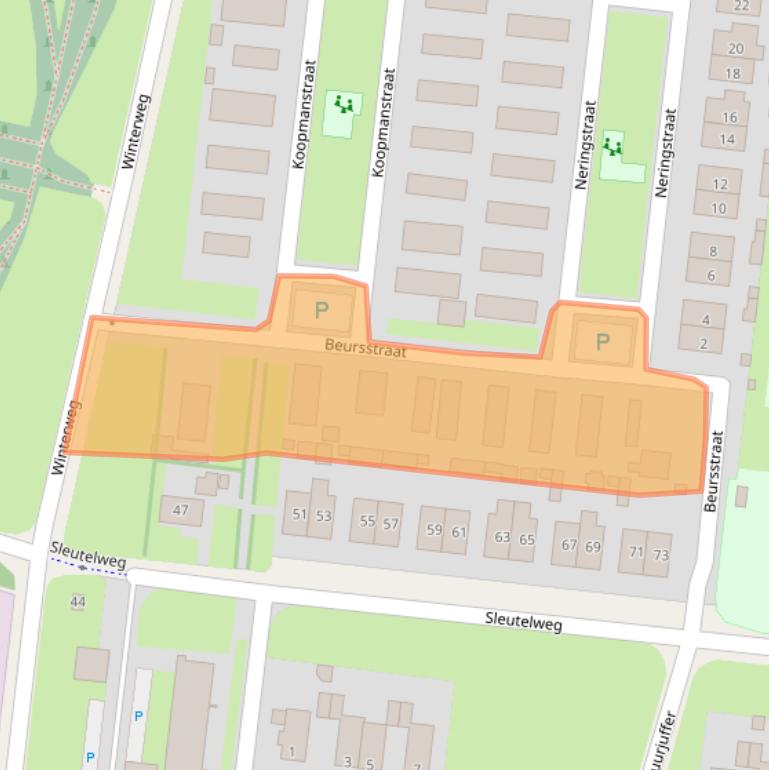 Kaart van postcodegebied 7532SE.