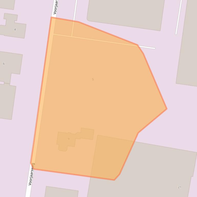 Kaart van postcodegebied 7532SJ.