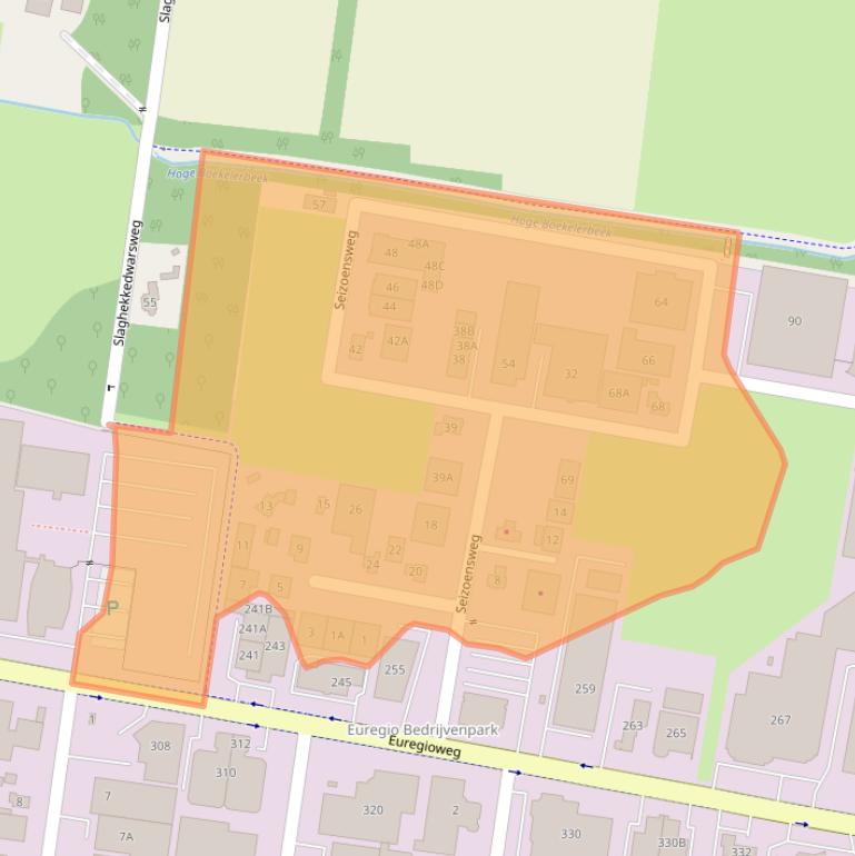 Kaart van postcodegebied 7532SL.