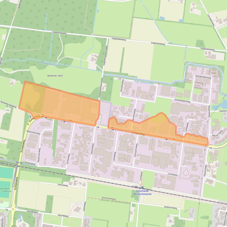 Kaart van postcodegebied 7532SM.